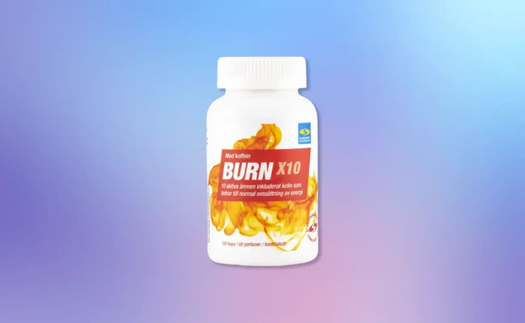 Burn x10 med bakgrund